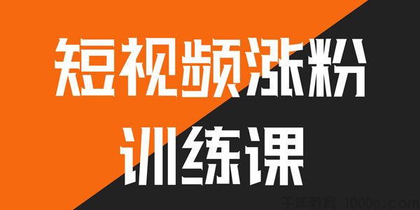 村西边老王 鹤老师-抖音短视频涨粉营销训练营