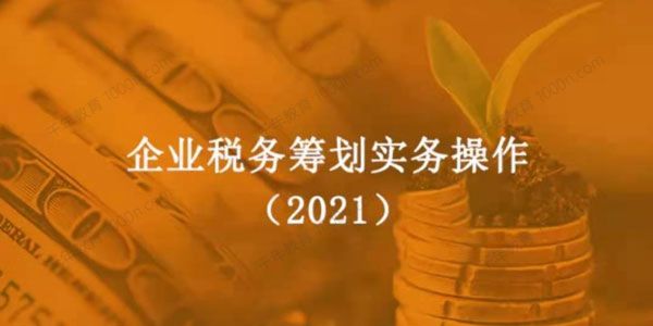 企业税务筹划实务操作（2021版）