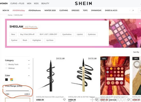 独家｜SHEIN孵化新品牌 开出美妆独立站SHEGLAM(图1)