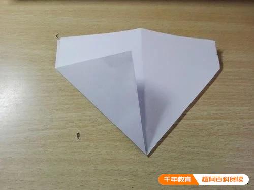 折纸轮船步骤图片,手工折纸小船,怎么折平底纸船(图3)